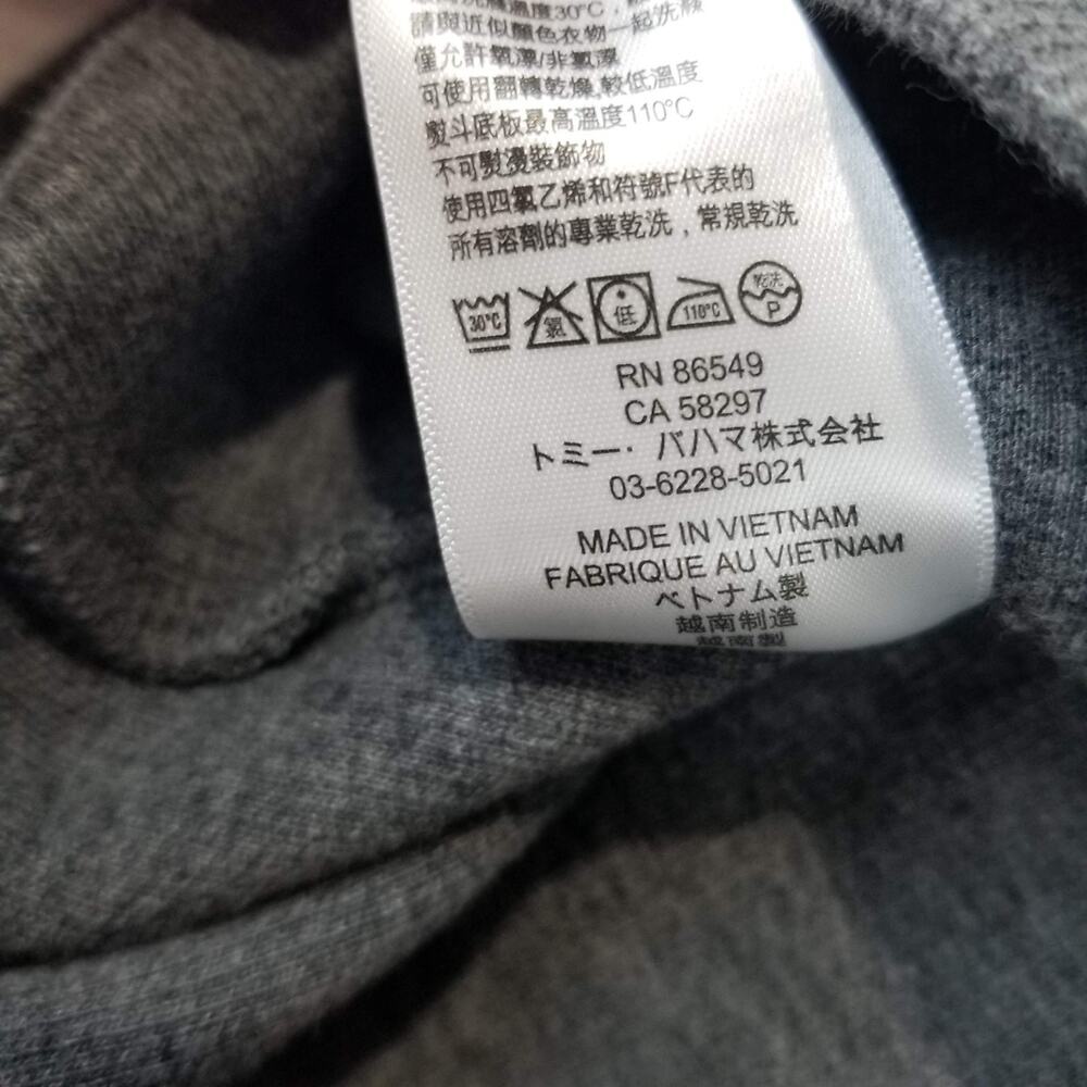 Tommy Bahama Relax Sweater Men’s Large Gray 1/4 Zip Pullover TR214295 Marlin - Picture 7 of 11